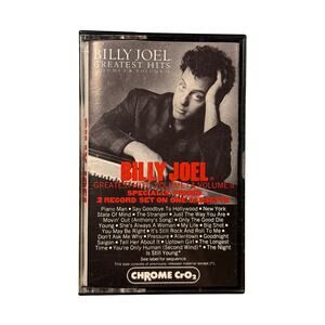 BILLY JOEL Greatest Hits Volume 1 and Volume 2 Cassette Tape 1985 Chrome Cr02